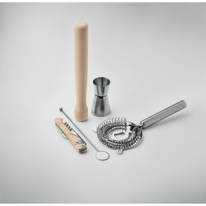 Cocktail Making Kit in Cotton Pouch.