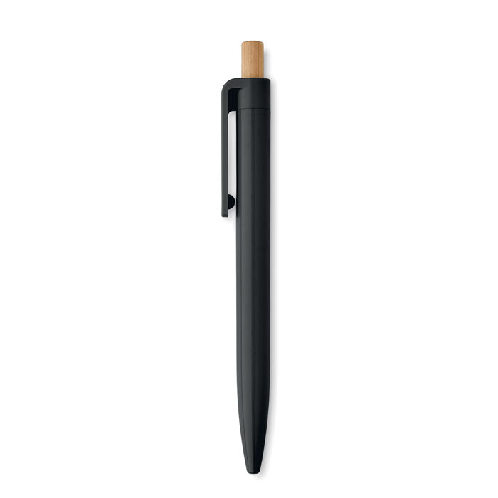 Recycled Ballpoint Pen with Bamboo Push Button