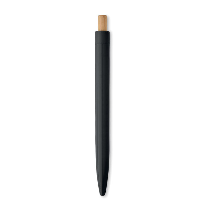 Recycled Ballpoint Pen with Bamboo Push Button