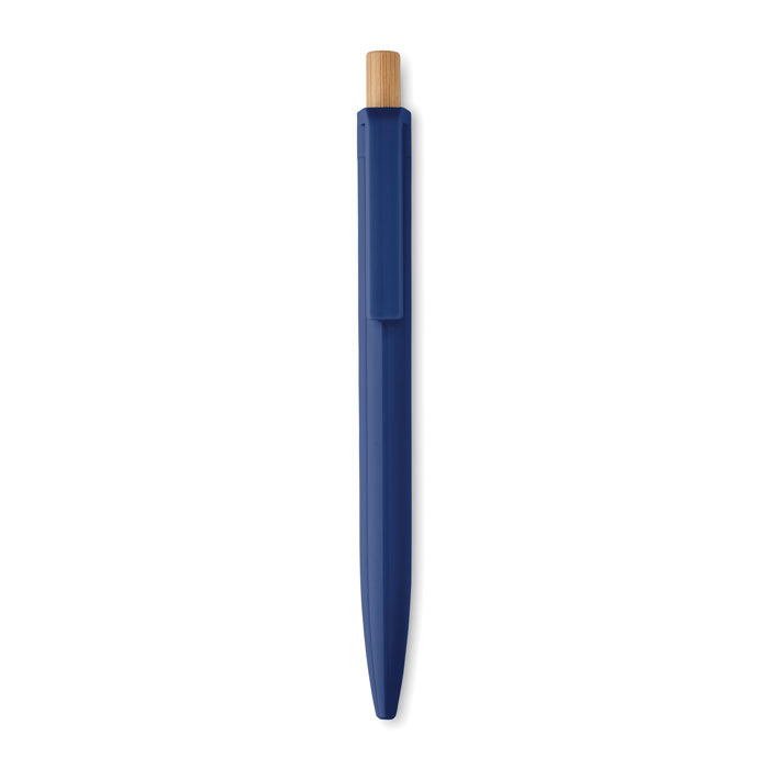 Recycled Ballpoint Pen with Bamboo Push Button