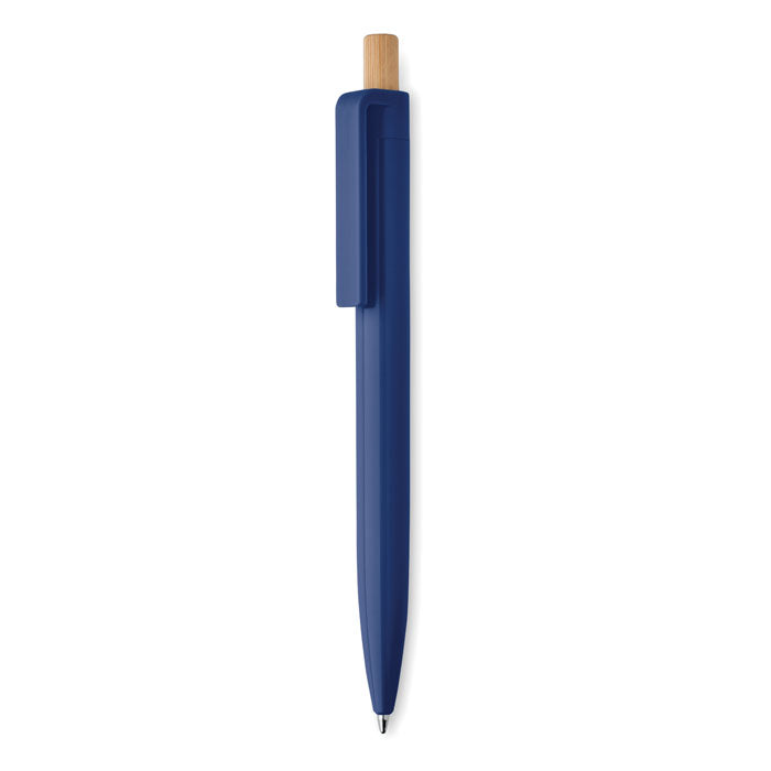 Recycled Ballpoint Pen with Bamboo Push Button