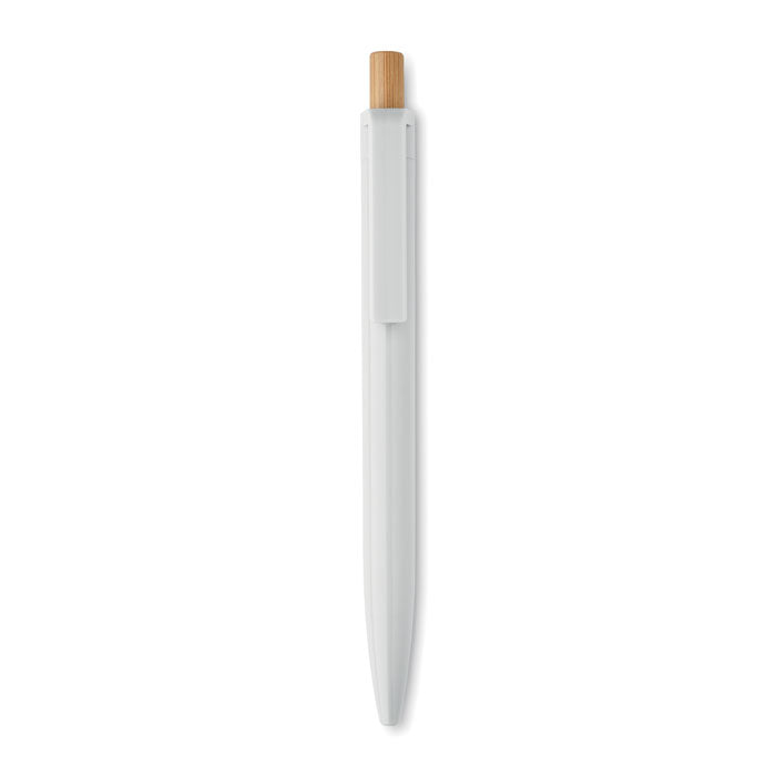Recycled Ballpoint Pen with Bamboo Push Button