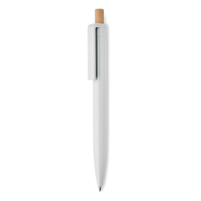 Recycled Ballpoint Pen with Bamboo Push Button