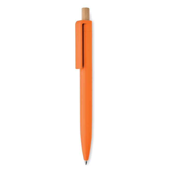 Recycled Ballpoint Pen with Bamboo Push Button