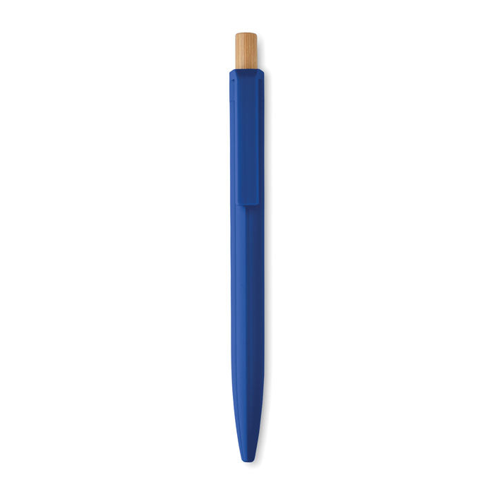 Recycled Ballpoint Pen with Bamboo Push Button