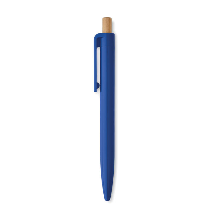 Recycled Ballpoint Pen with Bamboo Push Button