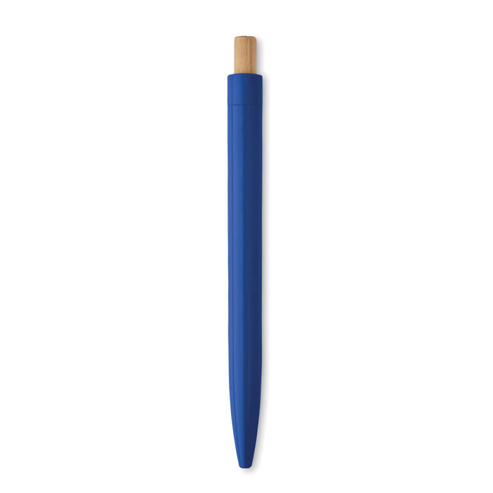 Recycled Ballpoint Pen with Bamboo Push Button
