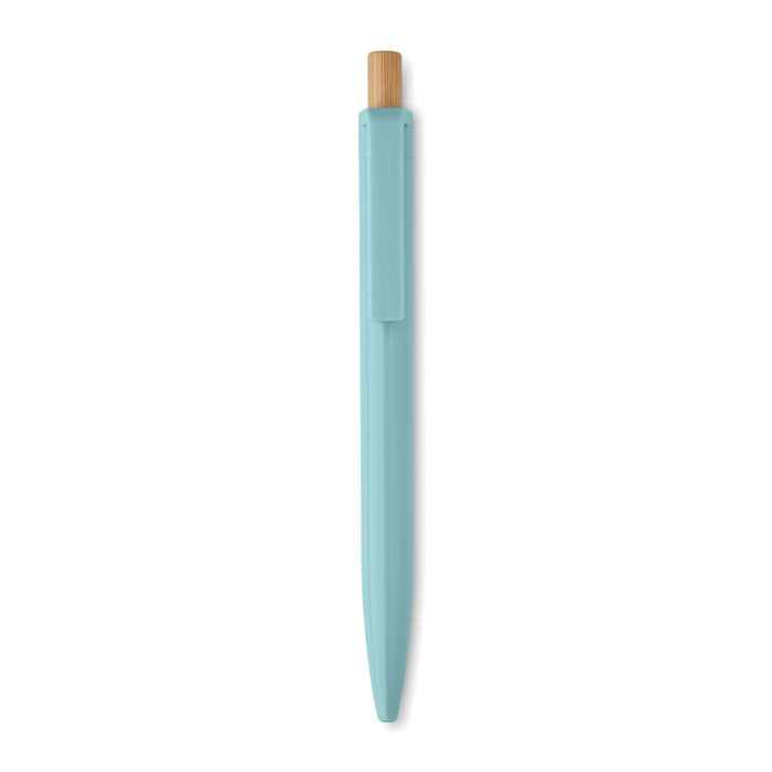 Recycled Ballpoint Pen with Bamboo Push Button