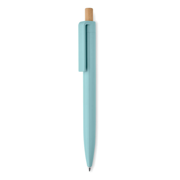 Recycled Ballpoint Pen with Bamboo Push Button