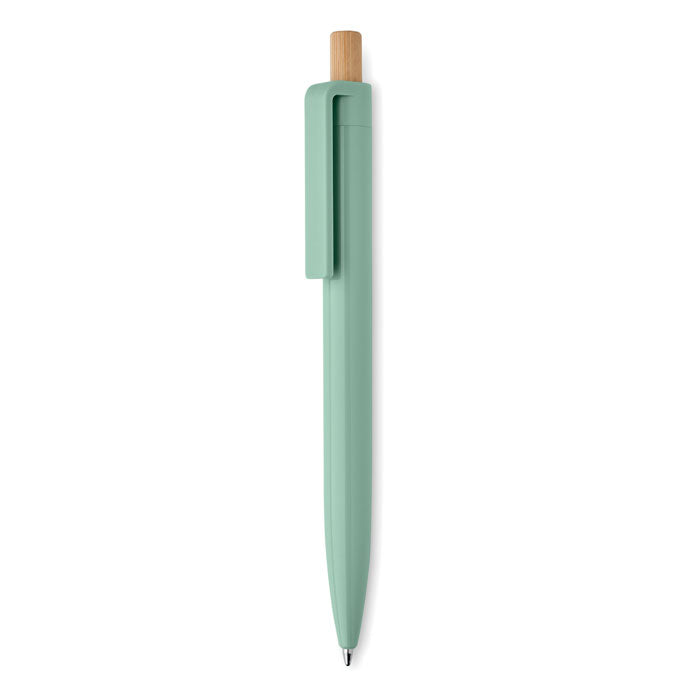 Recycled Ballpoint Pen with Bamboo Push Button