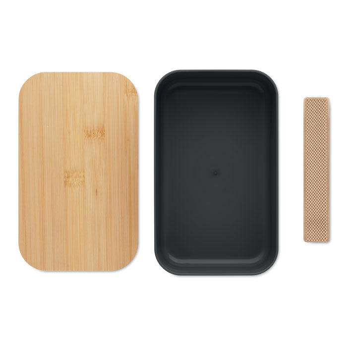 Corn Lunch Box with Bamboo Lid