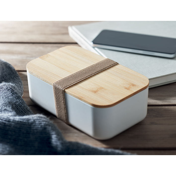 Corn Lunch Box with Bamboo Lid