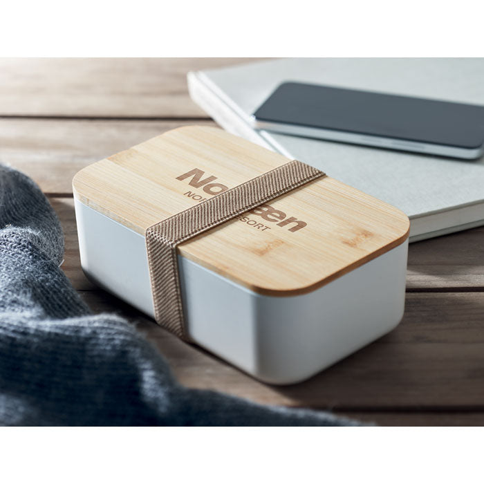 Corn Lunch Box with Bamboo Lid