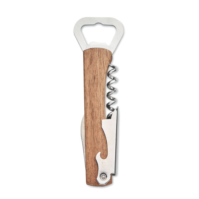 Multi Tool Bamboo Bottle Opener