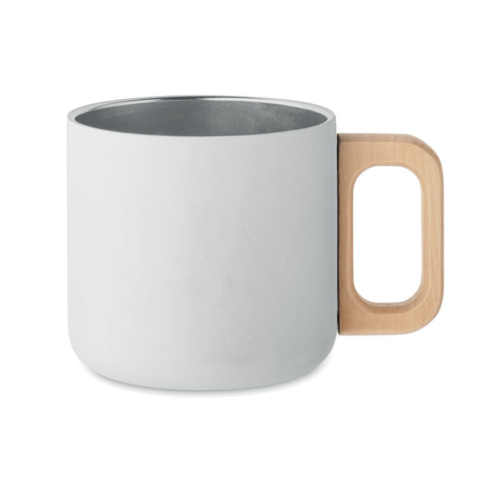 Double Walled Mug in Recycled Stainless Steel