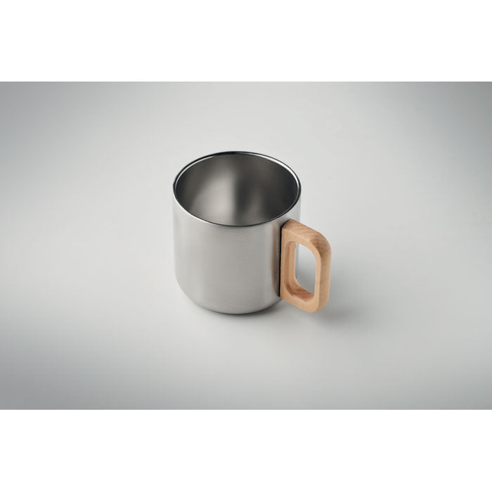 Double Walled Mug in Recycled Stainless Steel