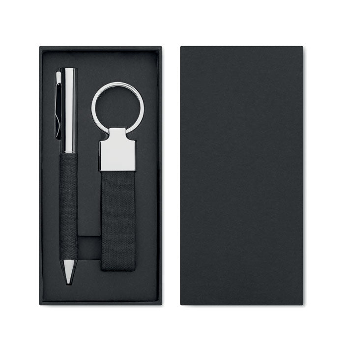 Ballpoint Pen and Keyring Gift Set