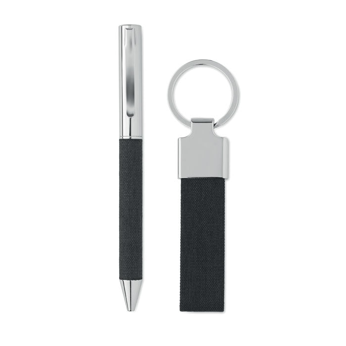 Ballpoint Pen and Keyring Gift Set