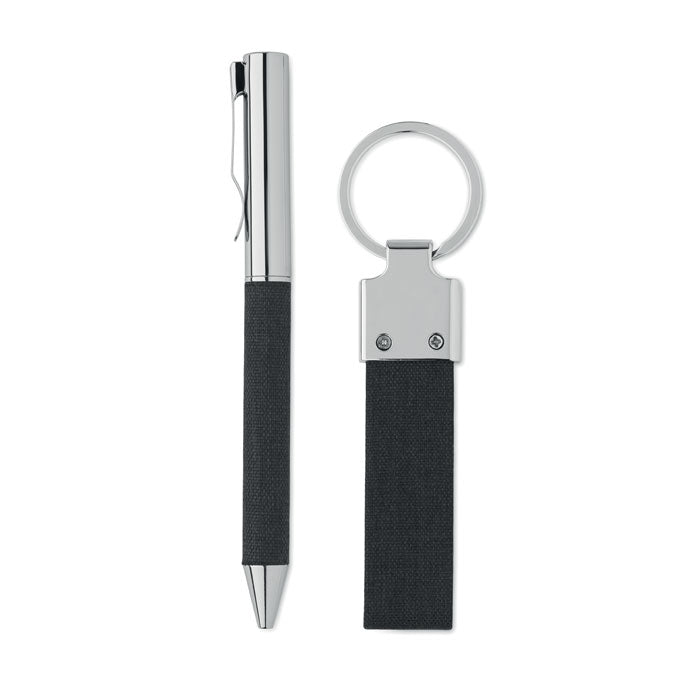 Ballpoint Pen and Keyring Gift Set