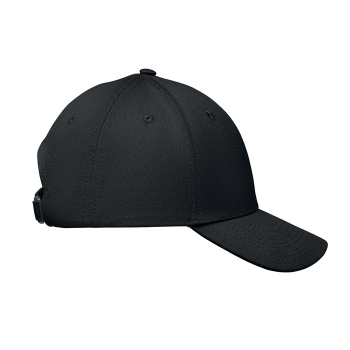 6 Panel Cotton Baseball Cap with Oxford Peak