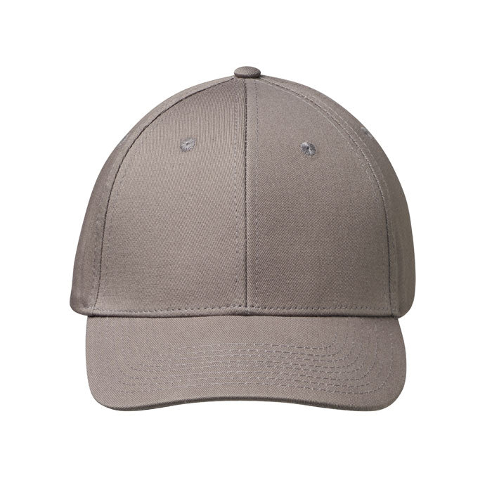 6 Panel Cotton Baseball Cap with Oxford Peak