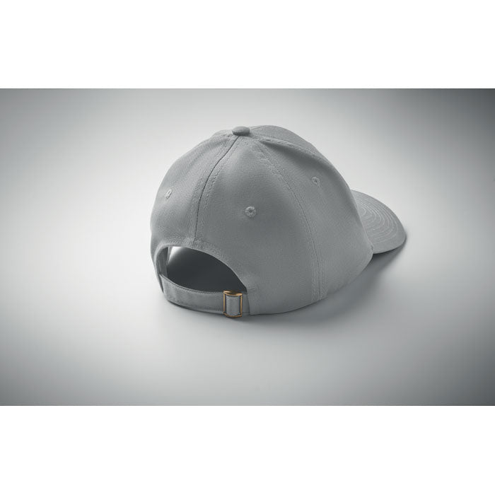 6 Panel Cotton Baseball Cap with Oxford Peak