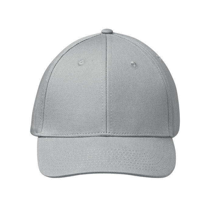 6 Panel Cotton Baseball Cap with Oxford Peak
