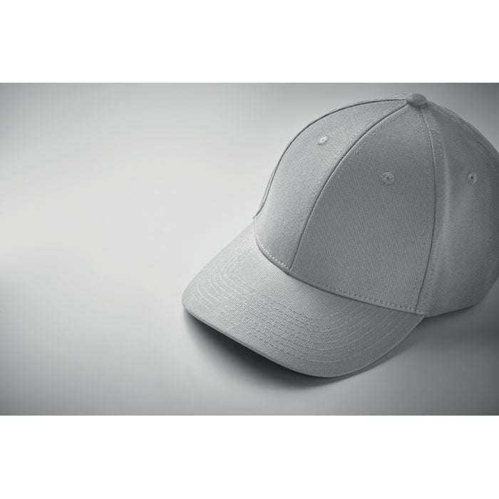 6 Panel Cotton Baseball Cap with Oxford Peak