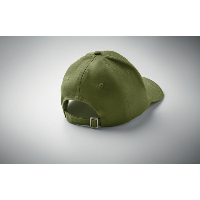 6 Panel Cotton Baseball Cap with Oxford Peak