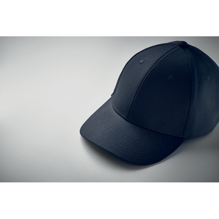 6 Panel Cotton Baseball Cap with Oxford Peak