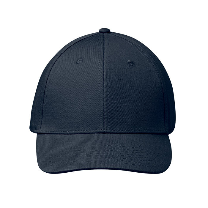 6 Panel Cotton Baseball Cap with Oxford Peak