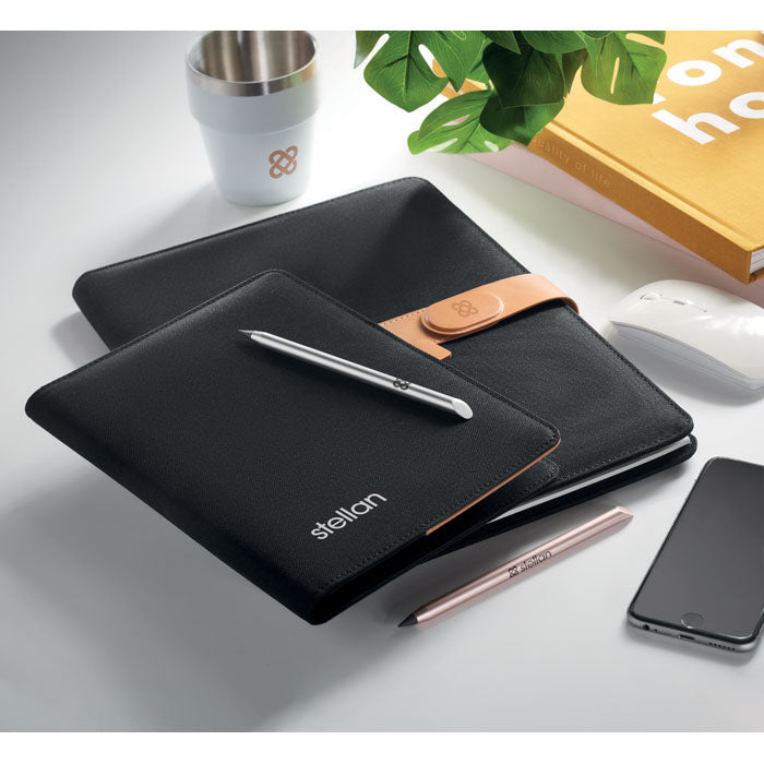 A4 Conference Folder with Bamboo Paper Notepad