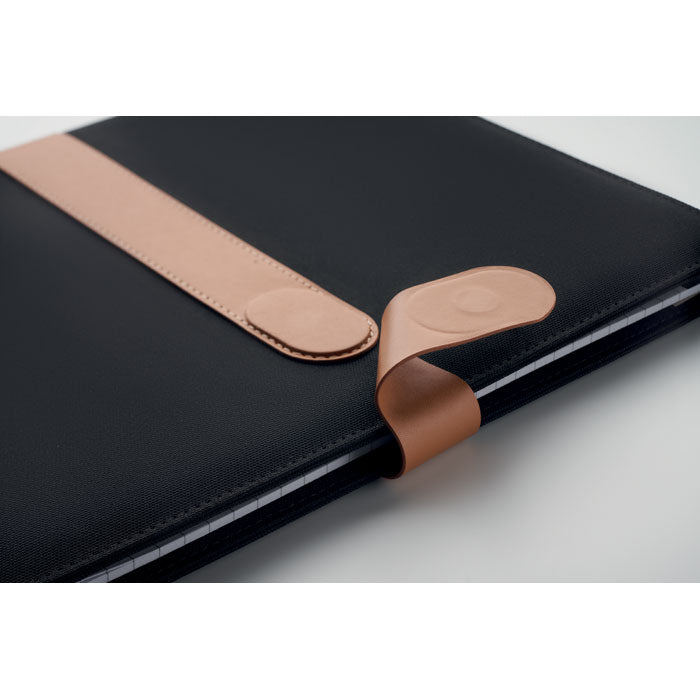 A4 Conference Folder with Bamboo Paper Notepad