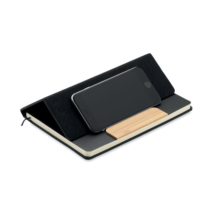 A5 Felt Notebook Set and Phone Stand