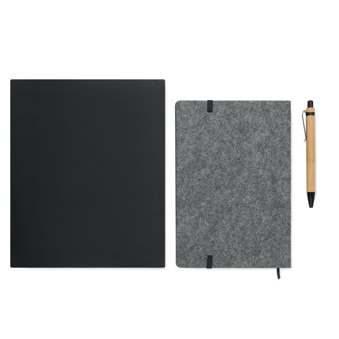 A5 Felt Notebook Set and Phone Stand