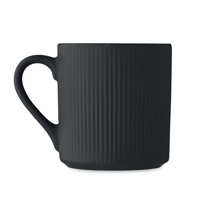 Ribbed Matte Ceramic Mug