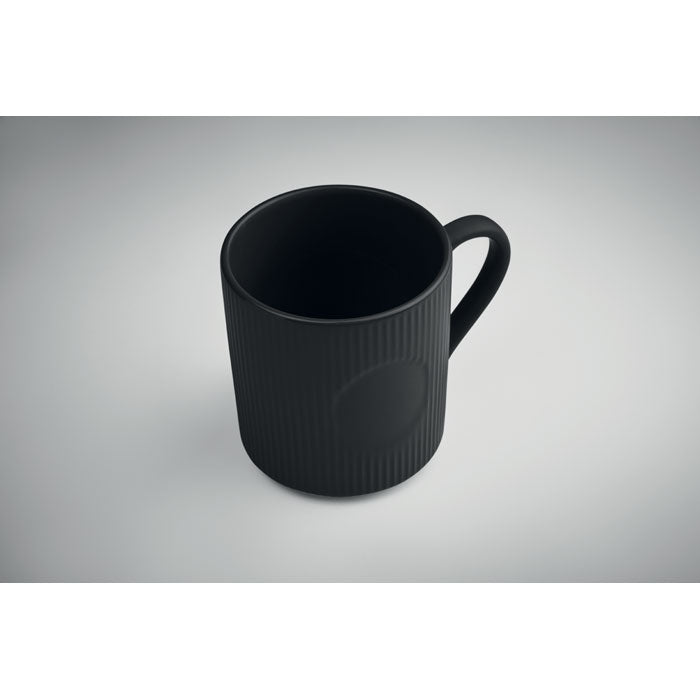 Ribbed Matte Ceramic Mug