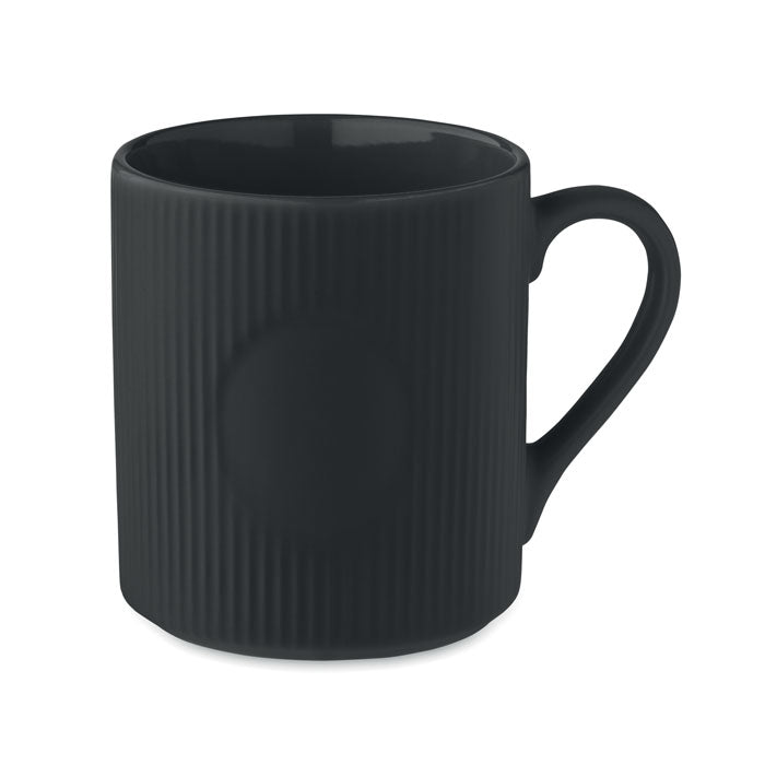 Ribbed Matte Ceramic Mug