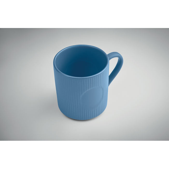 Ribbed Matte Ceramic Mug
