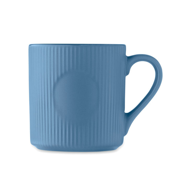 Ribbed Matte Ceramic Mug