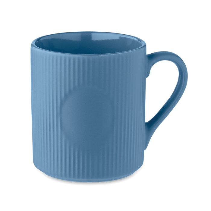 Ribbed Matte Ceramic Mug