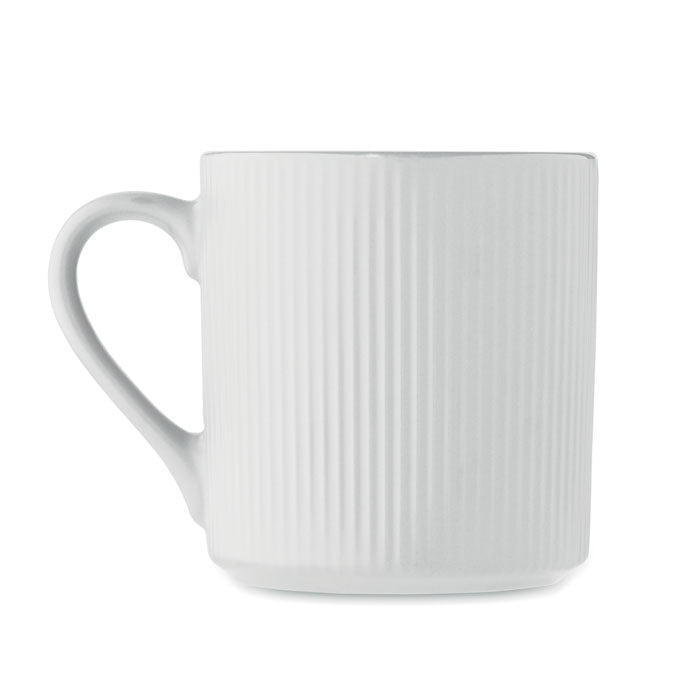 Ribbed Matte Ceramic Mug