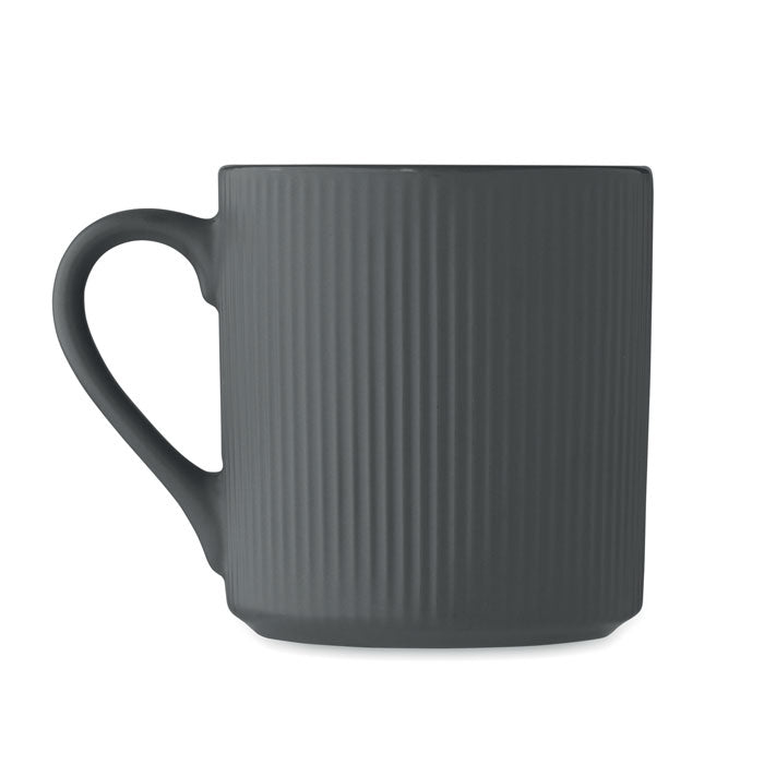 Ribbed Matte Ceramic Mug