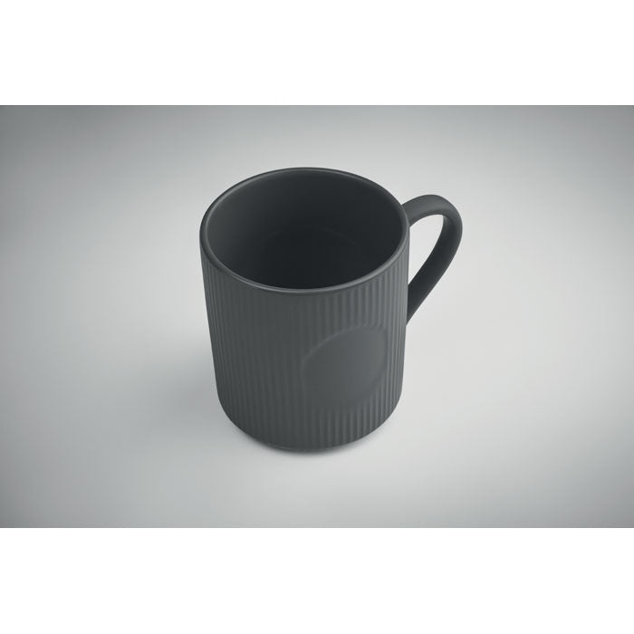 Ribbed Matte Ceramic Mug