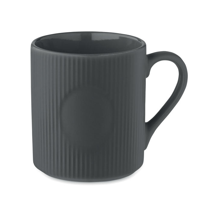 Ribbed Matte Ceramic Mug