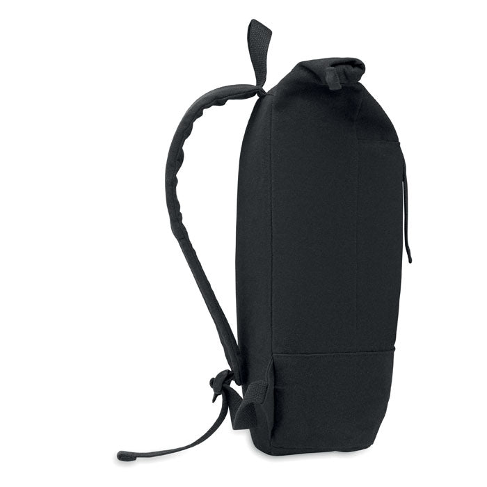 Zippered Rolltop Laptop Backpack