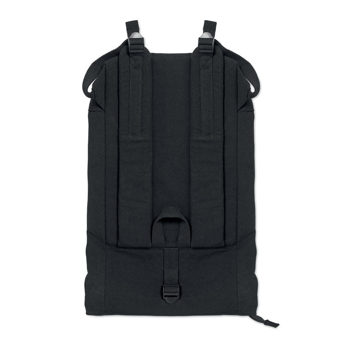 Zippered Rolltop Laptop Backpack