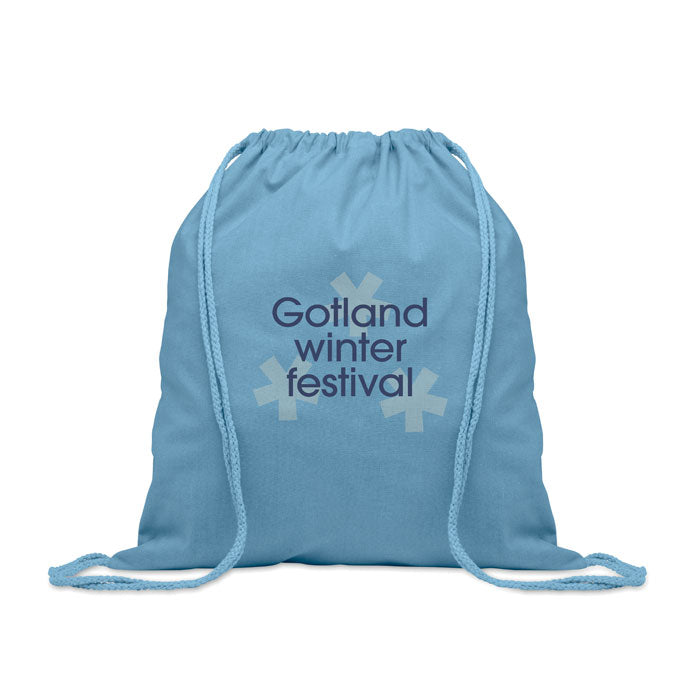 Recycled Cotton Drawstring Bag