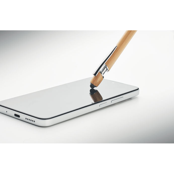 Bamboo Ballpoint Stylus Pen