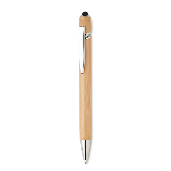 Bamboo Ballpoint Stylus Pen